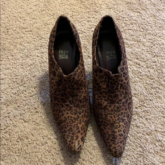 Impo stretch Leopard shoes size 8 - Picture 2 of 10